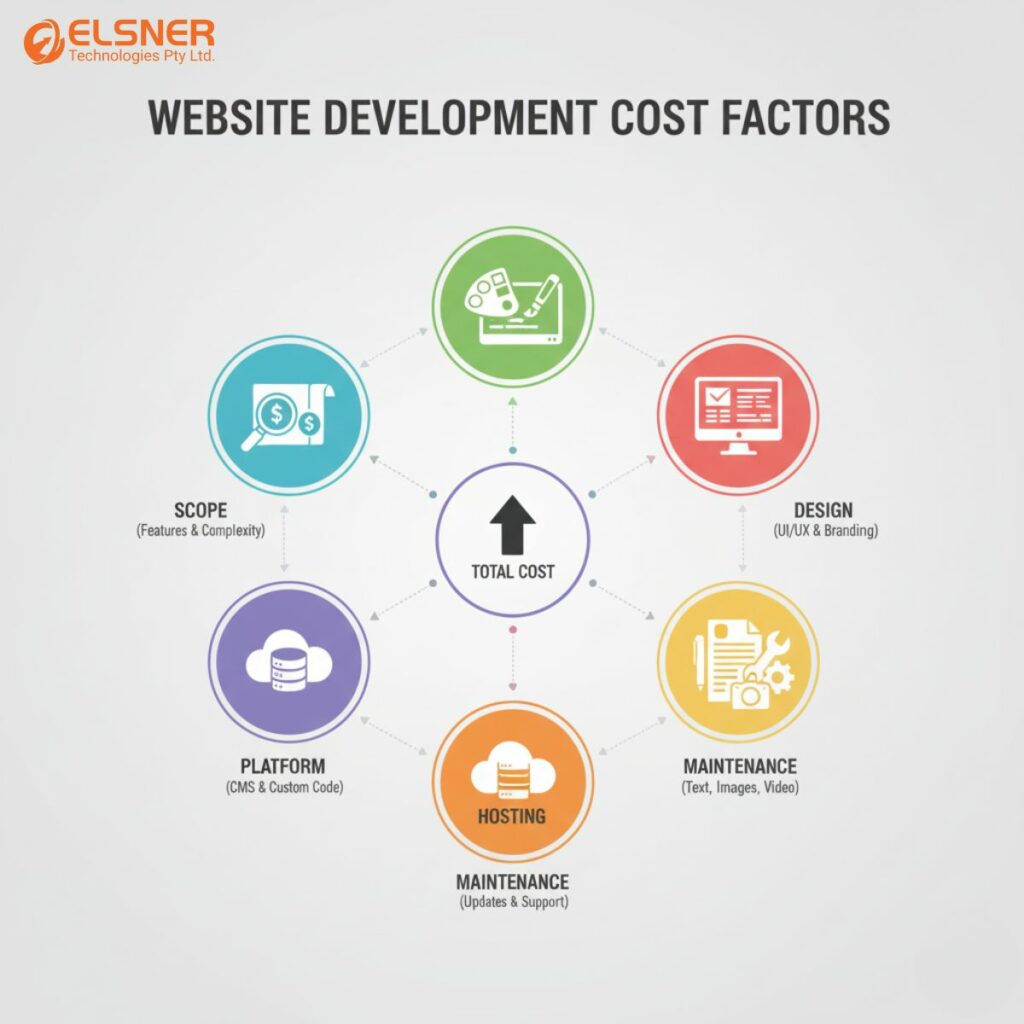 Web Development Cost facters by Elsner Techologies